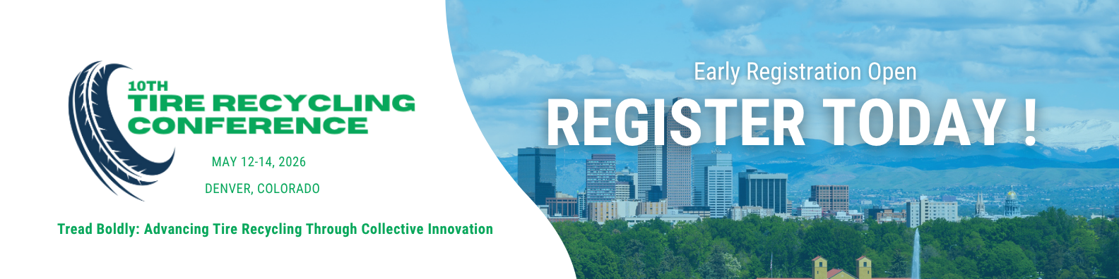 10 Tire recycling conference registration ad
