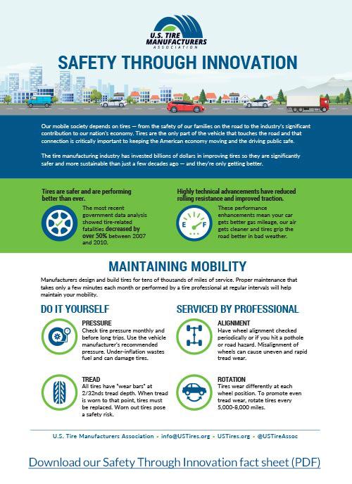 National tire safety week factsheet first page thumbnail